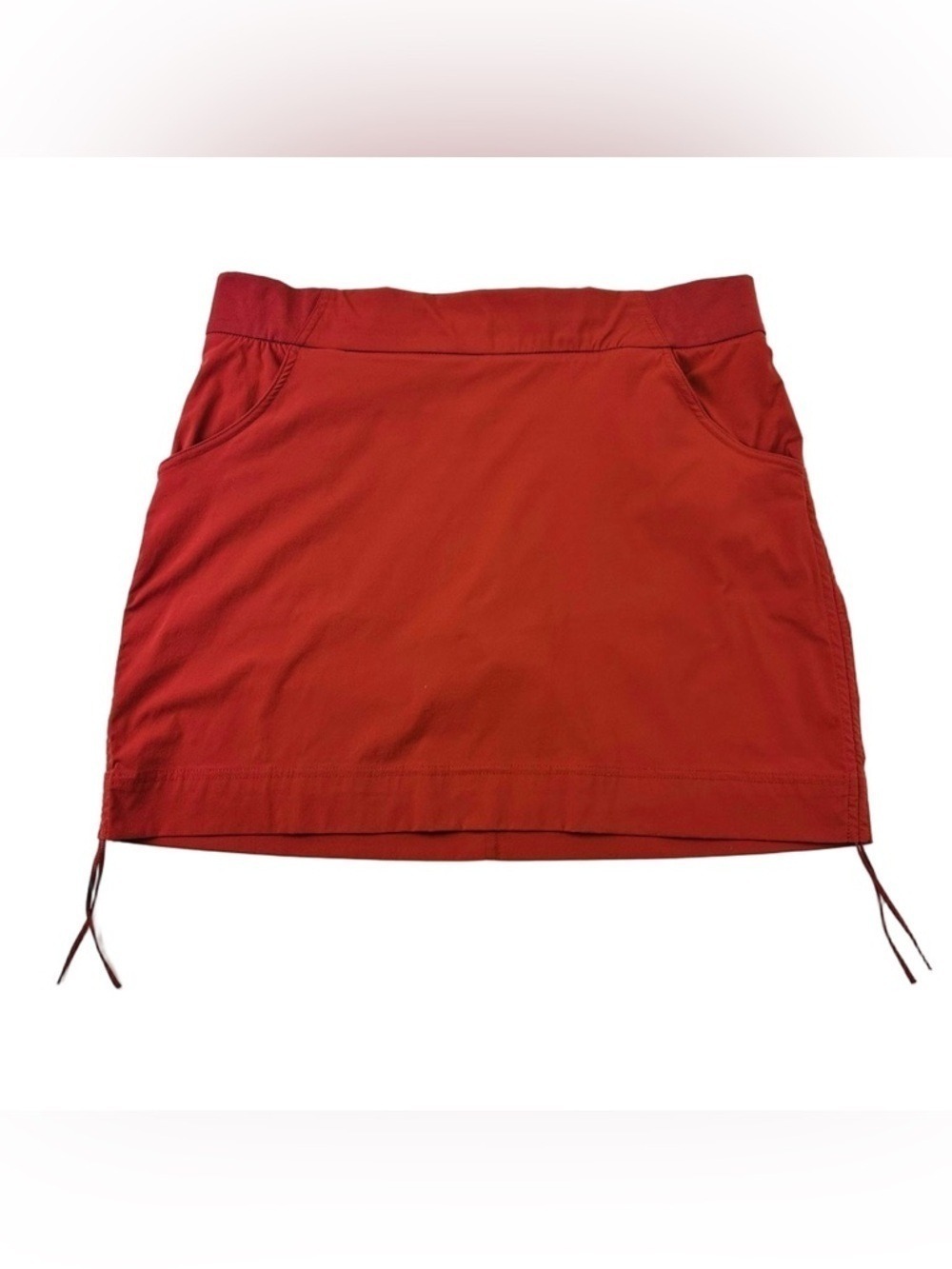 Columbia sporty stretch skort terracotta womens Size XL pull on pockets Active